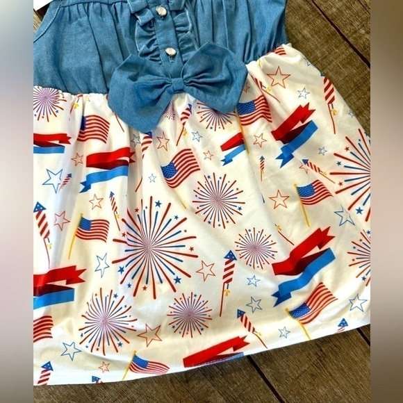 NWT Toddler‎ Patriotic Dress - Picture 4 of 4